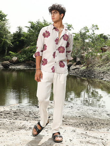 Blooming Flora Imprint Shirt