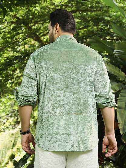 Solid Velvet Shirt