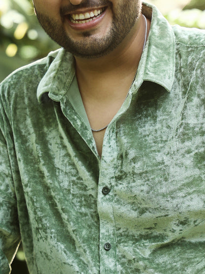 Solid Velvet Shirt