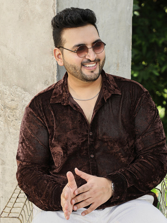 Solid Velvet Shirt