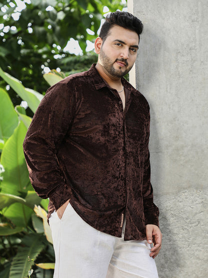 Solid Velvet Shirt