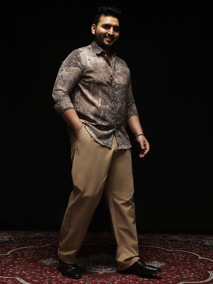 Marble-Specks Imprint Shirt