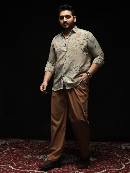 Marble-Specks Imprint Shirt