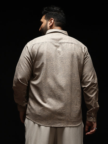 Grazed-Fade Imprint Shirt
