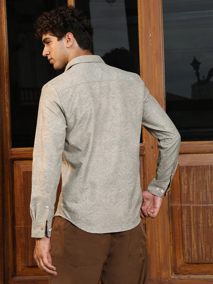Grazed-Fade Imprint Shirt