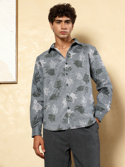Leaf-Imprint Foliage-Tactile Shirt