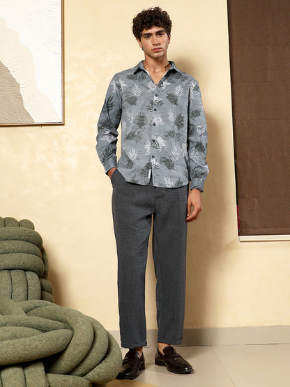 Leaf-Imprint Foliage-Tactile Shirt