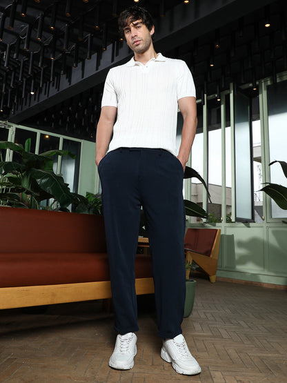 Pleated Cuffed Trousers