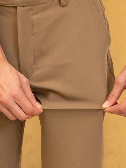 Mid-Rise Boot Cut Trouser