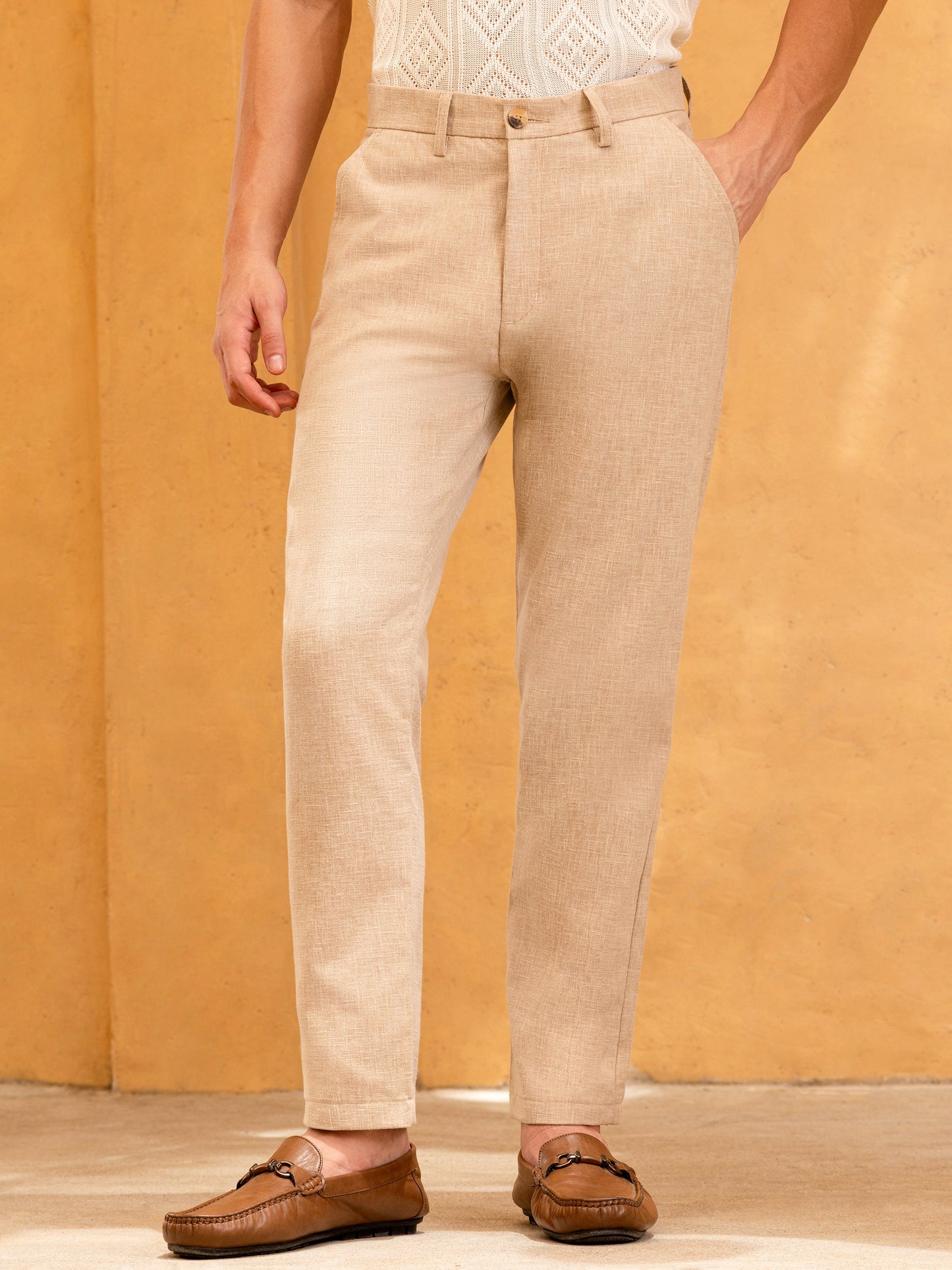 Mid-Rise Tapered Fit Trouser