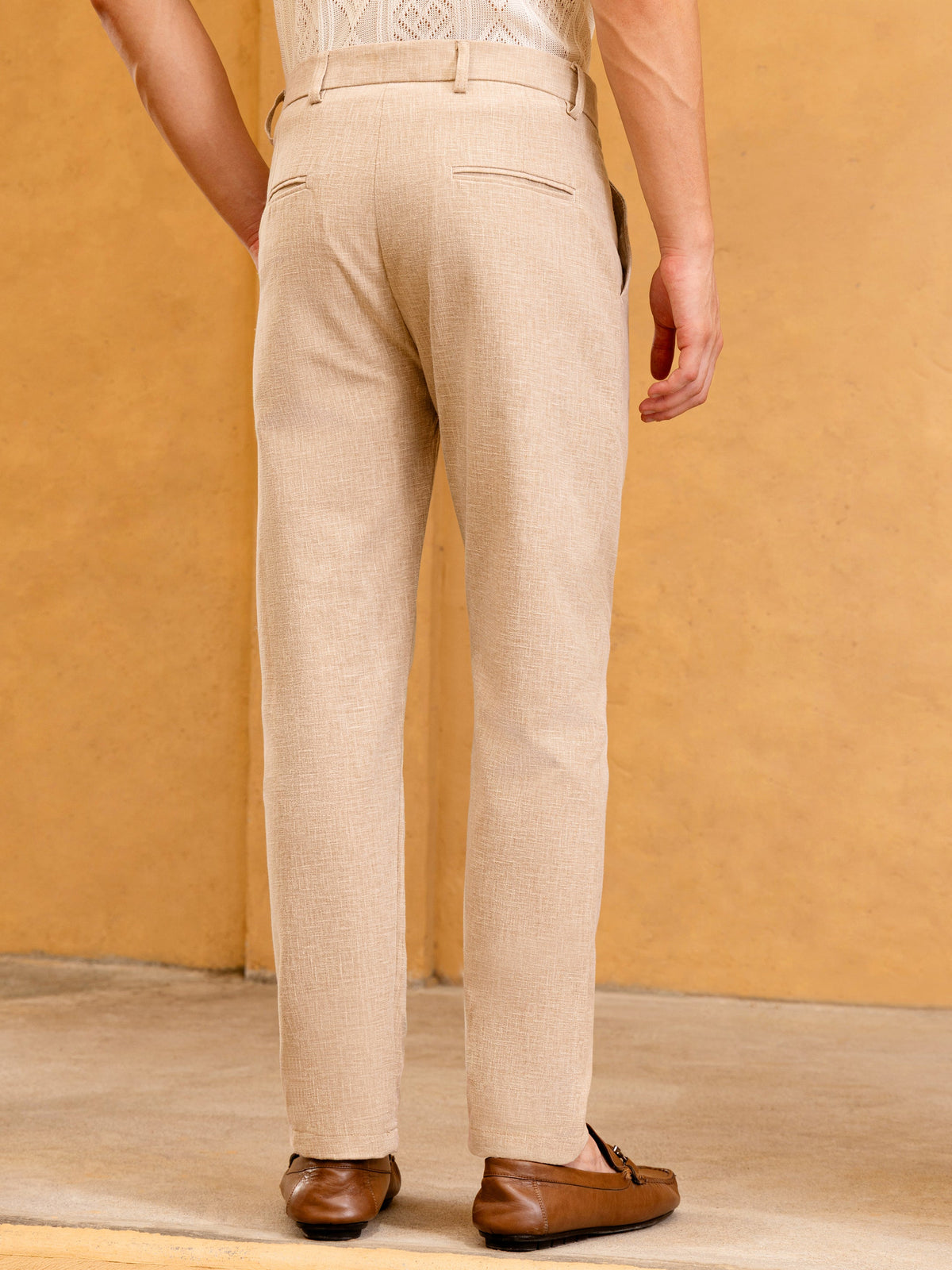 Mid-Rise Tapered Fit Trouser