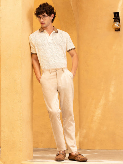 Mid-Rise Tapered Fit Trouser
