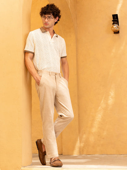 Mid-Rise Tapered Fit Trouser