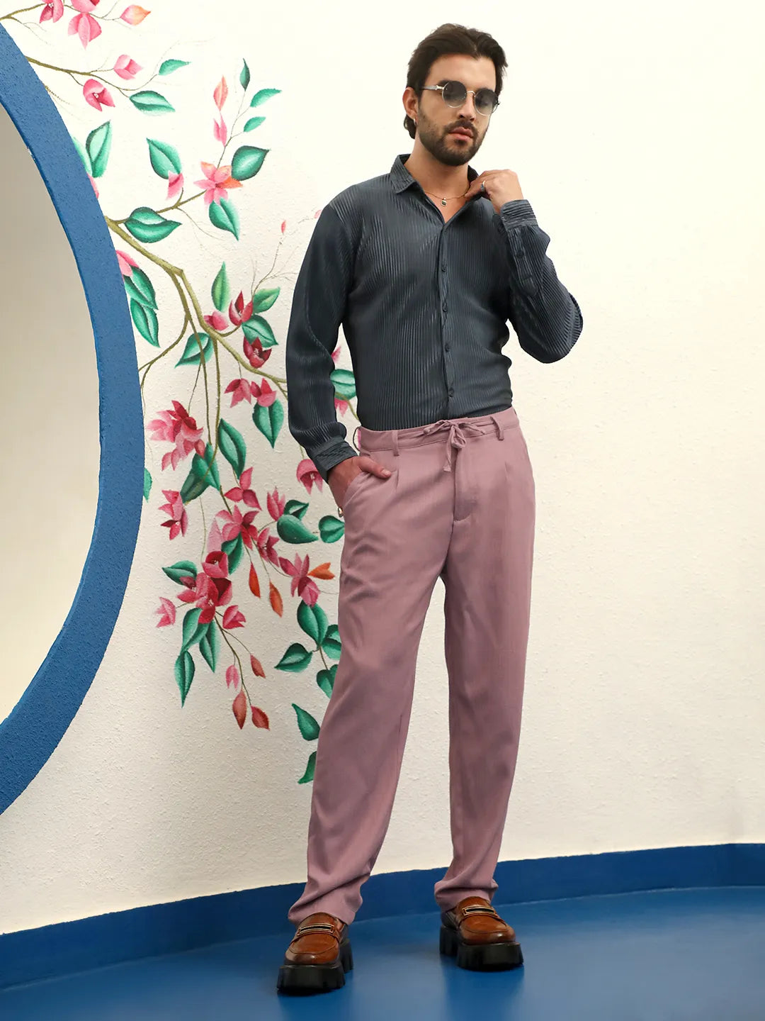 Lightweight - Tailored Linen-Blend Trousers