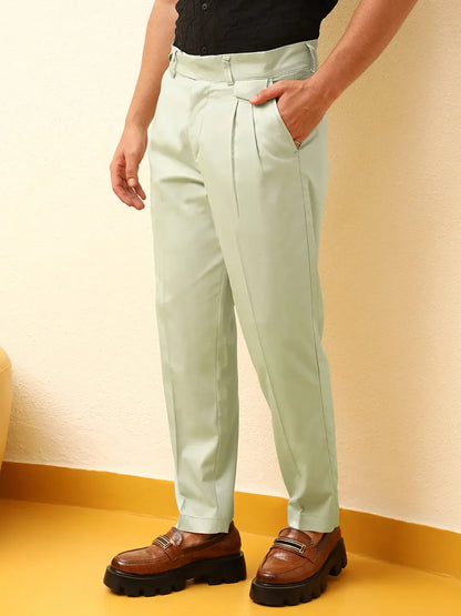 Solid Tailored Trousers