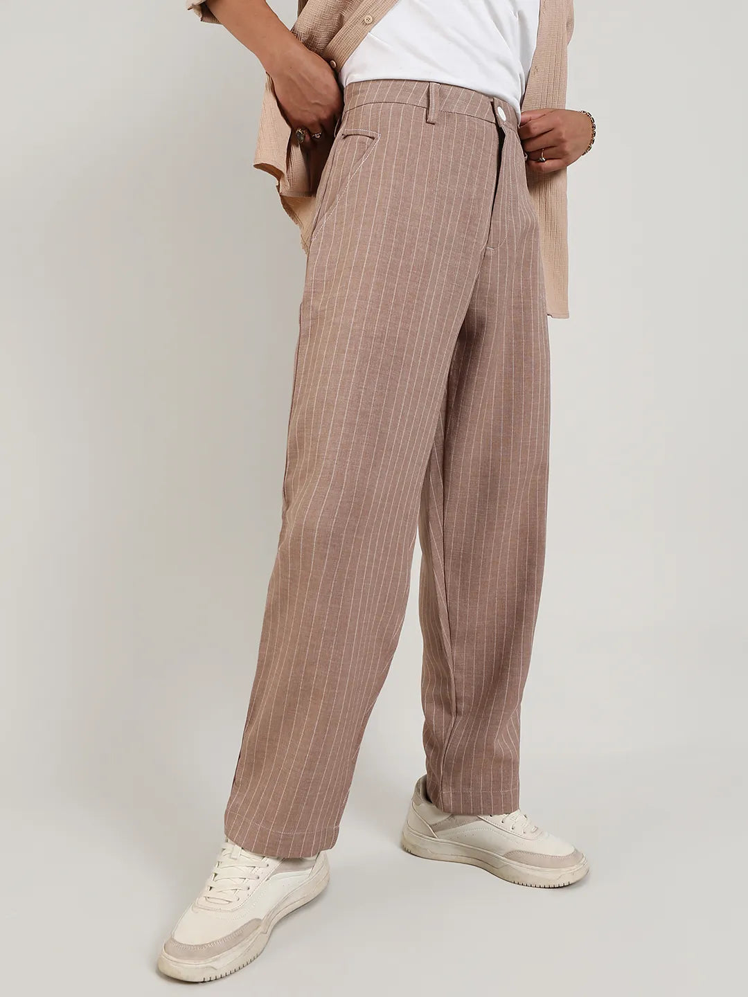 Pinstriped Trousers