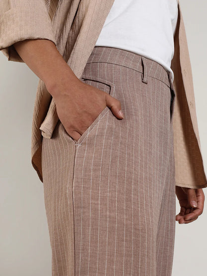 Pinstriped Trousers