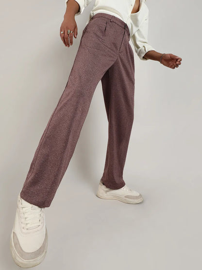 Tailored Heathered Trousers