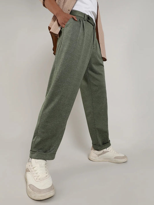 Tailored Heathered Trousers