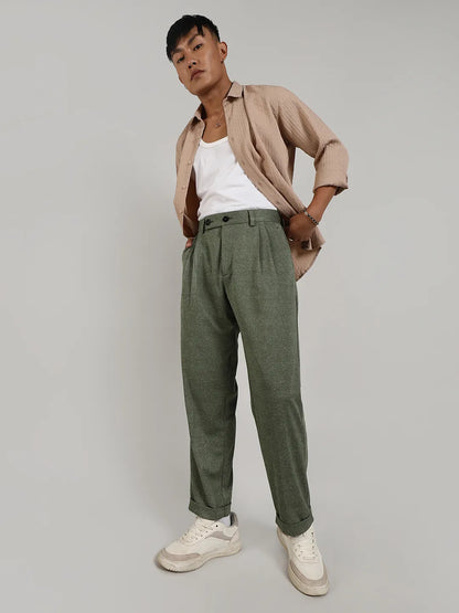 Tailored Heathered Trousers