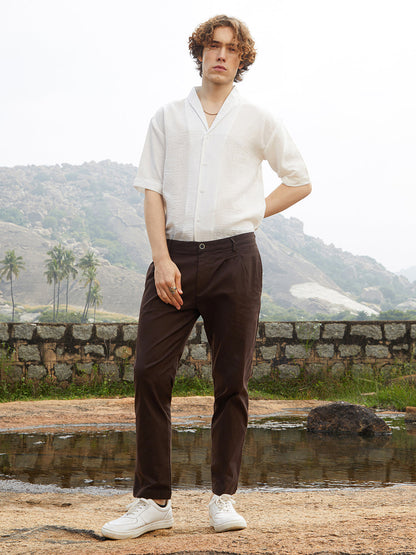 Solid Chino Trousers