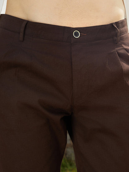 Solid Chino Trousers