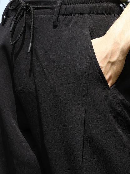 Solid Relaxed Trousers