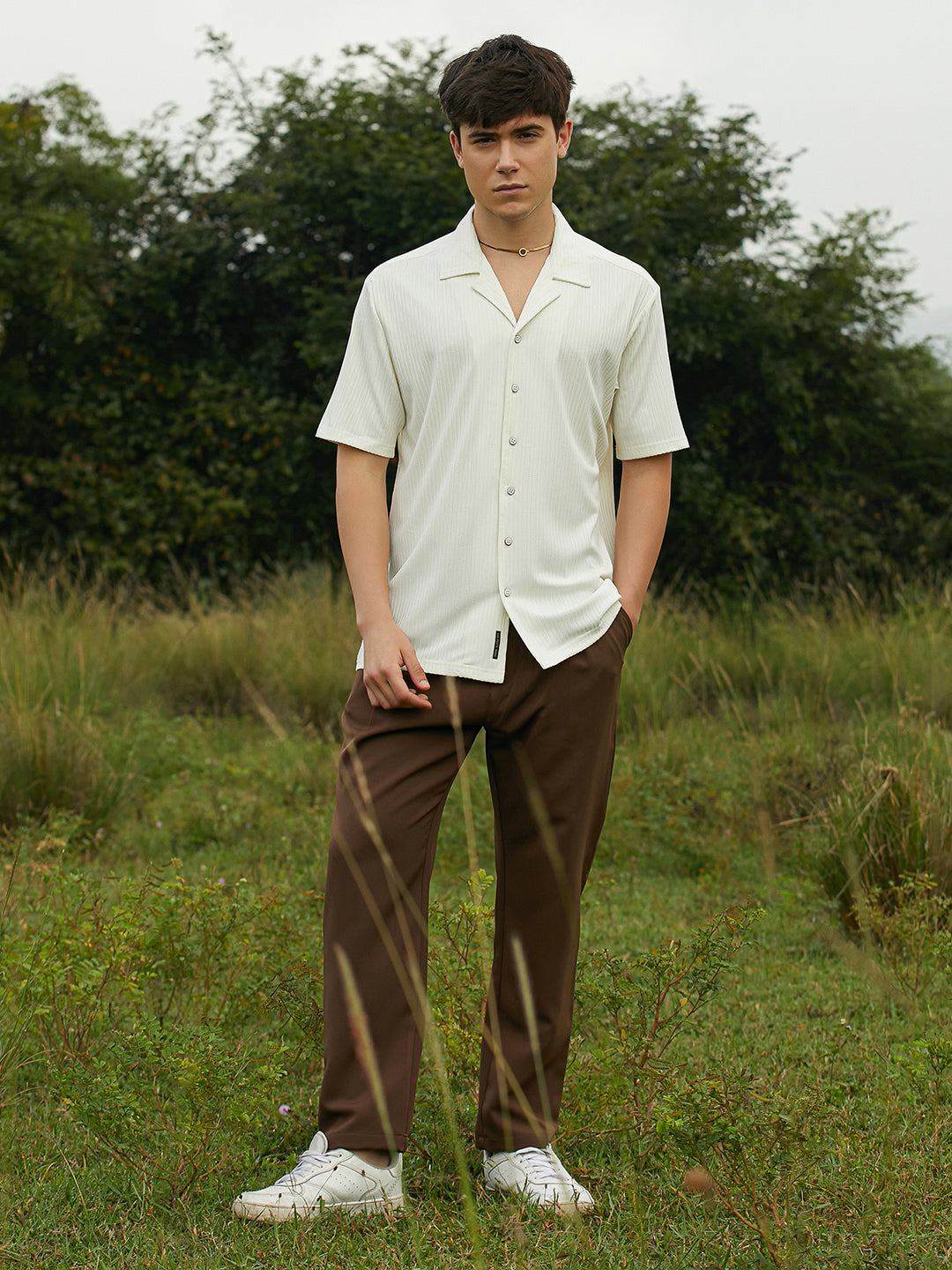 Lightweight - Pleated Suede Trousers