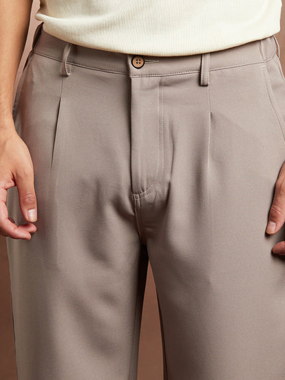 Panelled-Straight Trousers