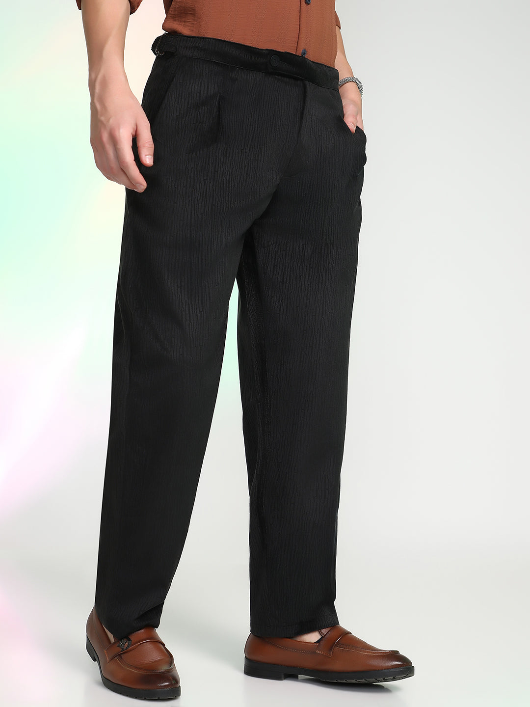 Lightweight - Veined Tailored Trousers