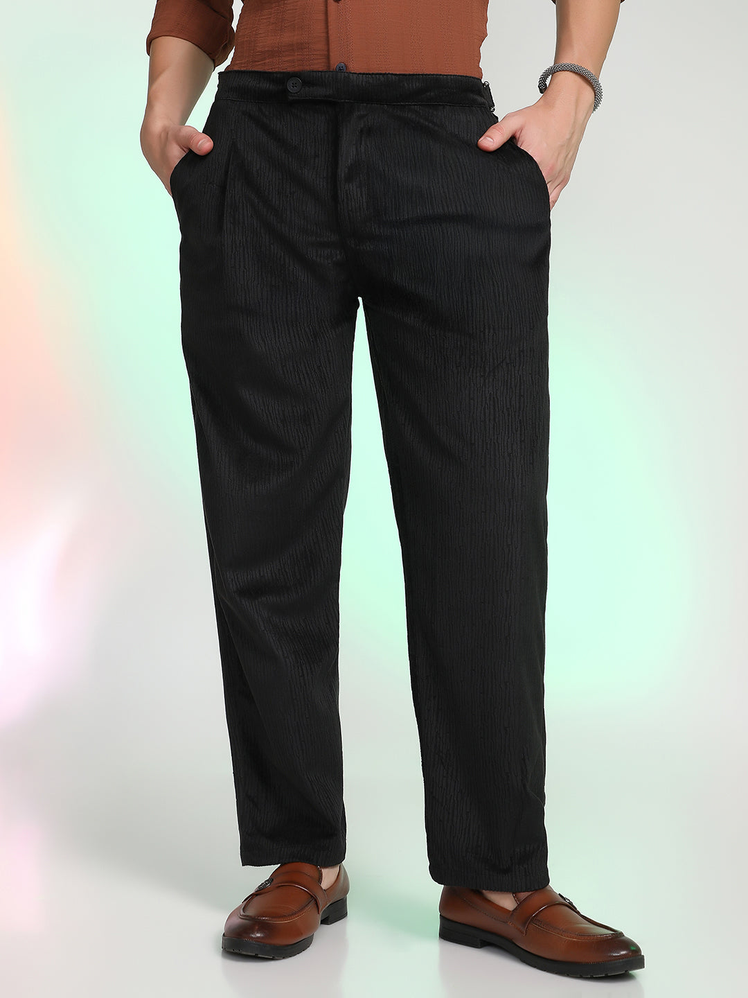 Lightweight - Veined Tailored Trousers