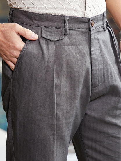 Striped Tailored Trousers