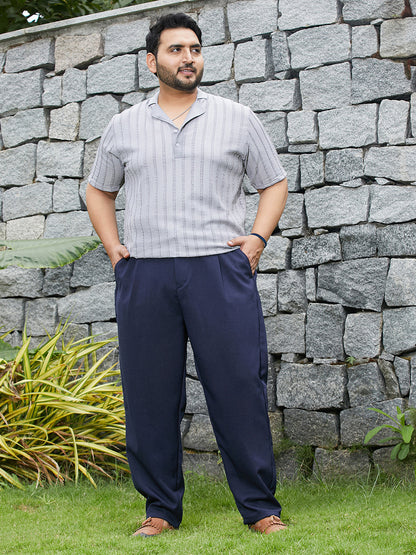 Tailored Linen-Blend Trousers