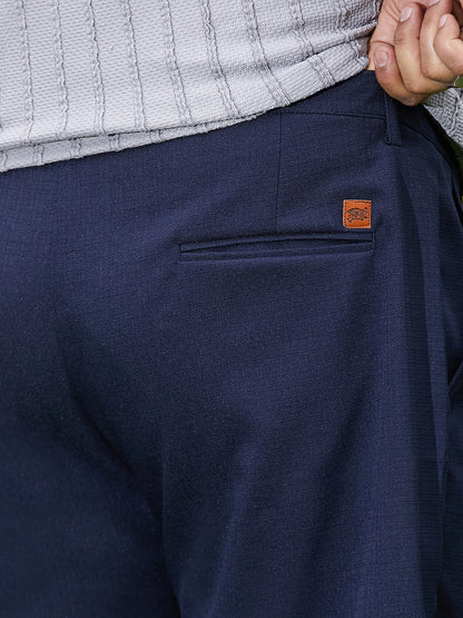 Tailored Linen-Blend Trousers