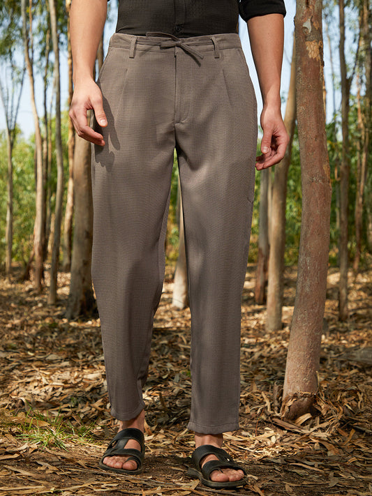 Lightweight - Tailored Linen-Blend Trousers