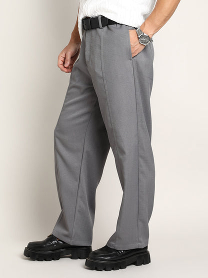 Relaxed-Panel Tailored Trousers