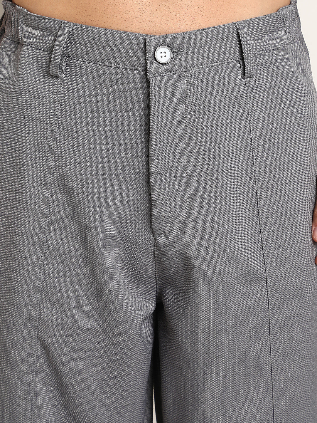 Relaxed-Panel Tailored Trousers