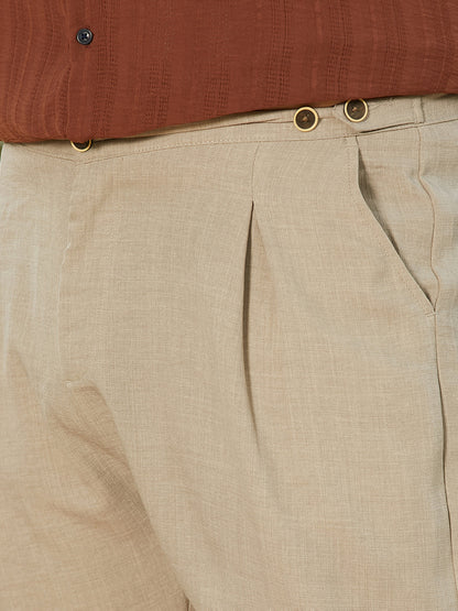 Pleated Tailored Trousers