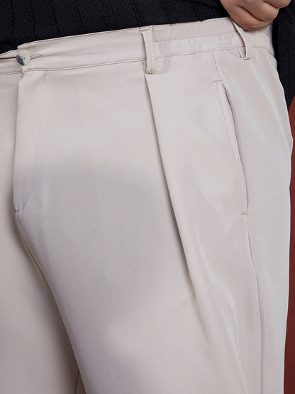Straight Pleated Trousers