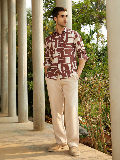 Lightweight - Straight Pleated Trousers