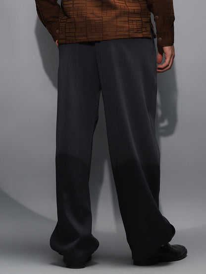Pleated Cuffed Trousers
