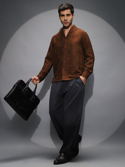 Pleated Cuffed Trousers