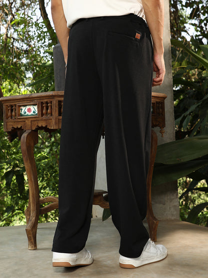 Micro-Waffle Cigrette Trousers
