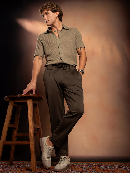 Waffle Chino Trousers