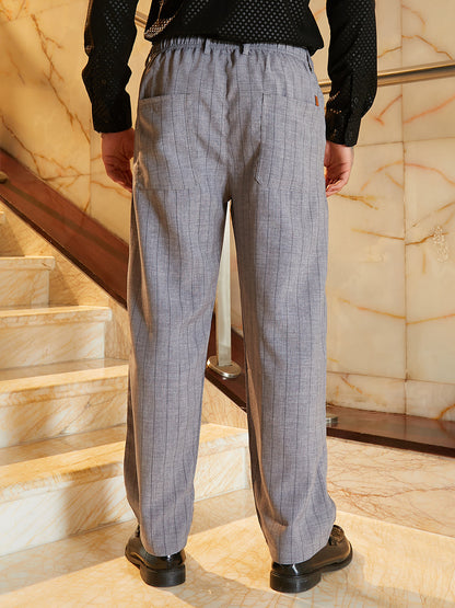Pinstriped Chino Trousers