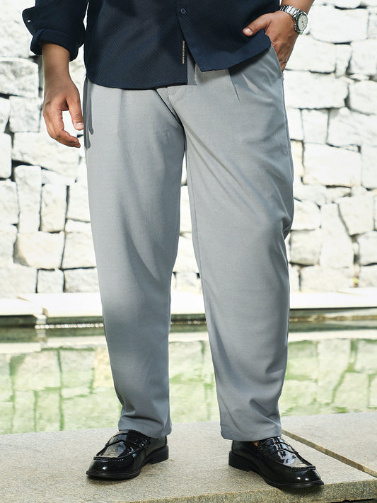 Micro-Waffle Chino Trousers
