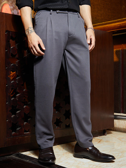 Micro-Waffle Chino Trousers