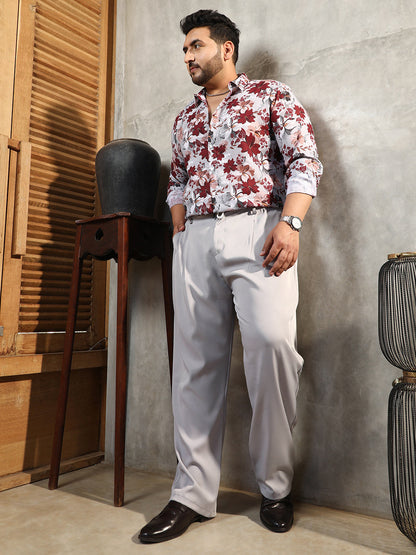 Straight Pleated Trousers