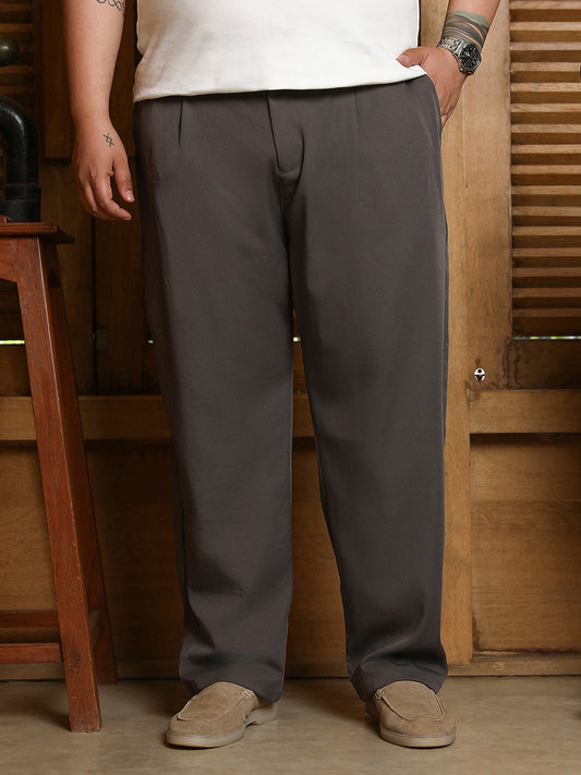 Straight Pleated Trousers