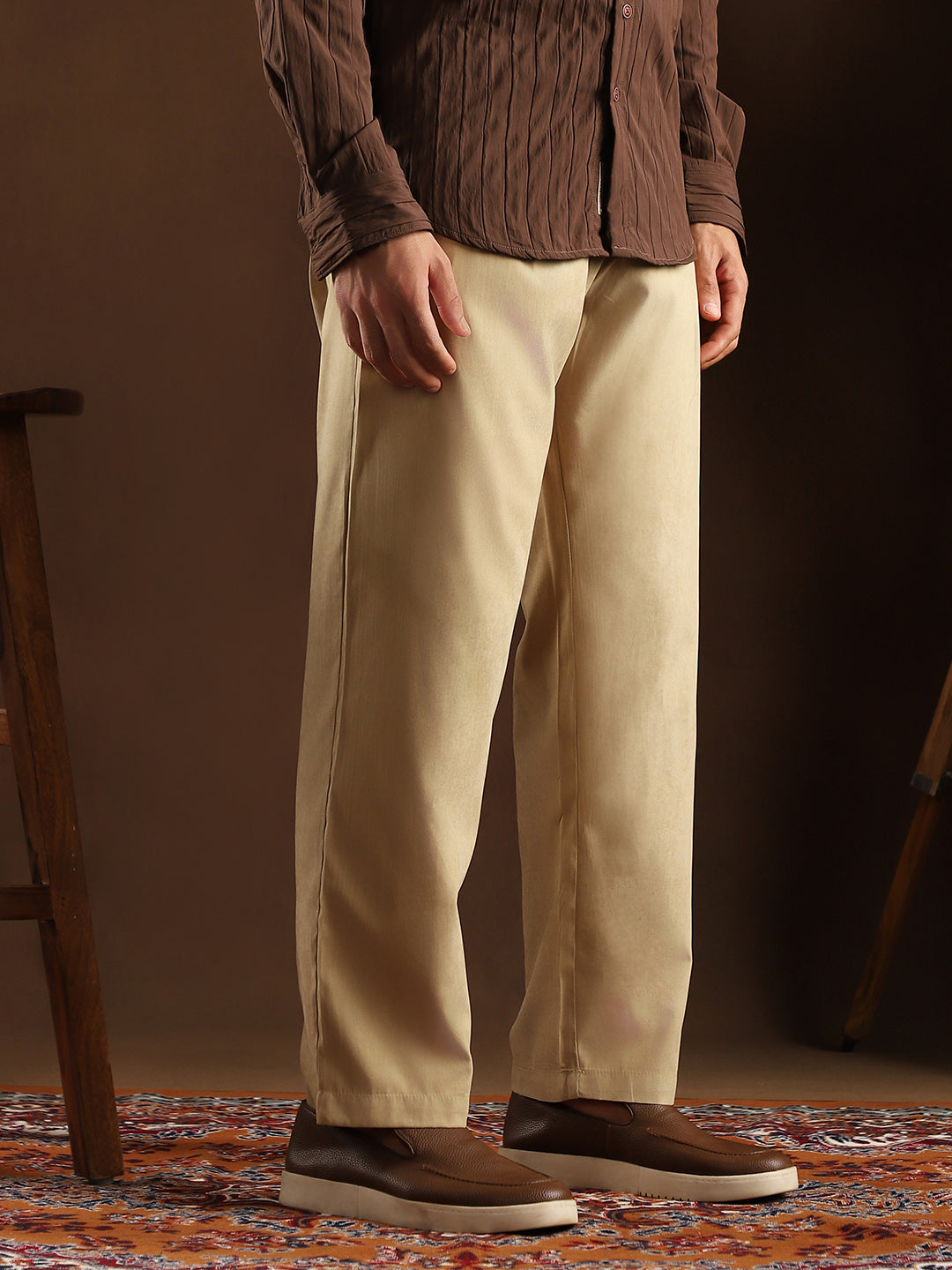 Pleated Tailored Trousers